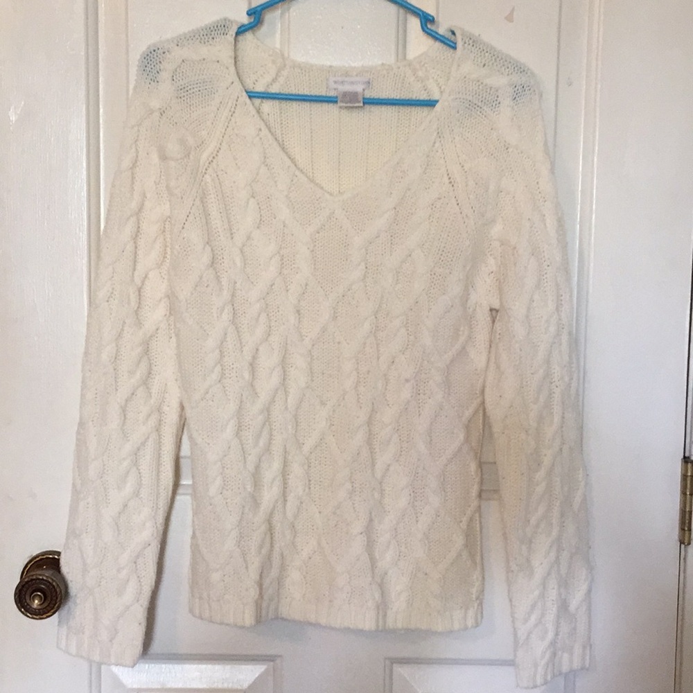 White Worthington Sweater